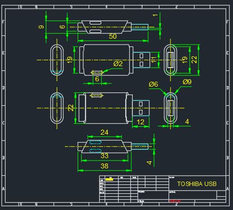 东芝USB dwg技术绘制1快照1